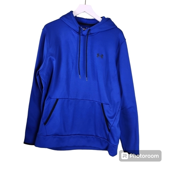Under Armour Hoodie Mens Loose Fit Royal Blue Sz XL - Picture 1 of 5